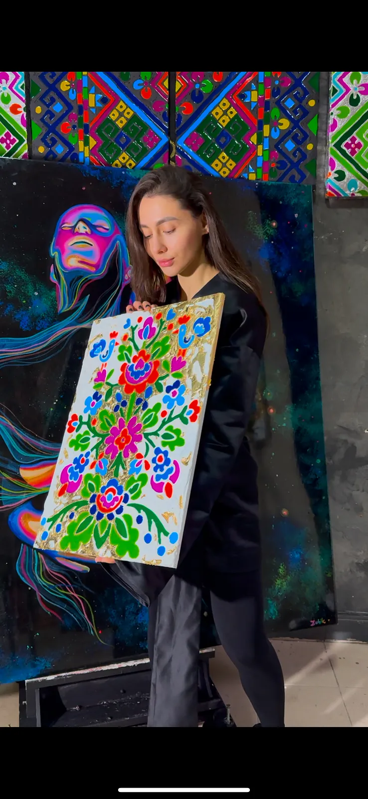Image of Дерево життя  by Kateryna Zubik, size: 65х45 , made of Мдф, текстурна паста, епоксидна смола, акрил, поталь, Mixed media medium, from Україна, Львів  Photo 2 of 6.