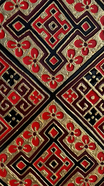 Image of Файні гени  by Kateryna Zubik, size: 50х100 см , Mixed media medium, part of the Файні гени вишиванка series, priced at $600 Photo 4 of 5.