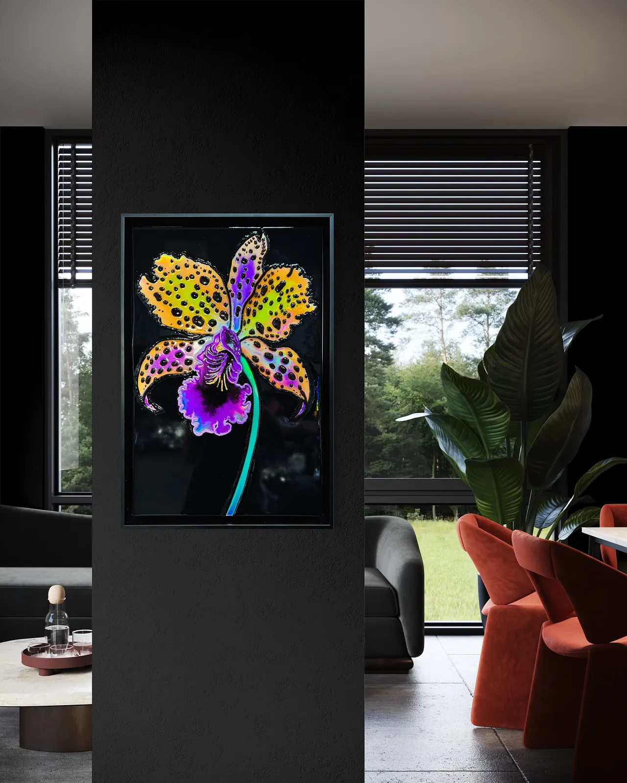 Image of Сила жінки  by Kateryna Zubik, size: 45х65, made of Мдф, текстурна паста, епоксидна смола, вініл, акрил, деревʼяна рамка , Mixed media medium, from Україна, Львів , part of the Енергія series, priced at $250 (≈ 11,200 грн) Photo 8 of 8.